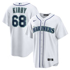 George Kirby Seattle Mariners Nike Home Replica Jersey - White