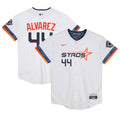Yordan Alvarez Houston Astros Nike Preschool 2025 City Connect Limited Player Jersey - White