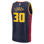 Stephen Curry Golden State Warriors  2024/25 Fast Break Player Jersey - City Edition - Navy