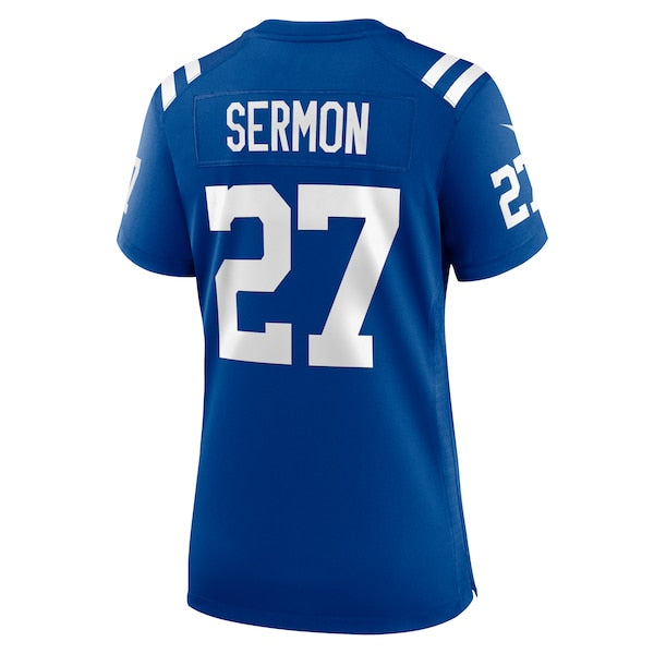 Trey Sermon Indianapolis Colts Nike Women's Team Game Jersey -  Royal