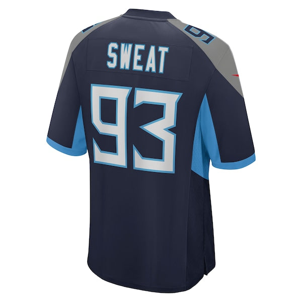T'Vondre Sweat Tennessee Titans Nike Team Game Jersey -  Navy