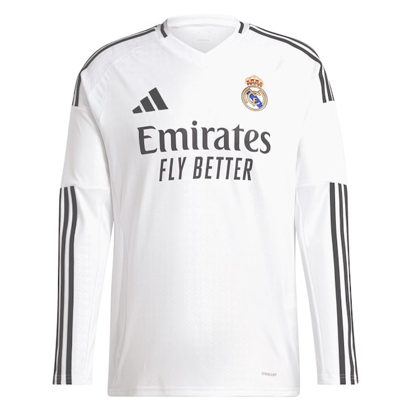 Vini Jr. Los Merengues adidas 2024/25 Home Replica Long Sleeve Player Jersey - White