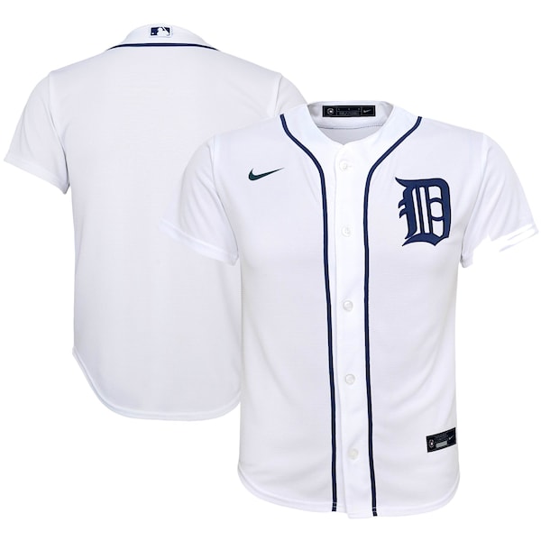 Detroit Tigers Nike Youth Home Replica Team Jersey - White