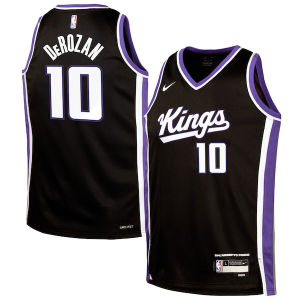 DeMar DeRozan Sacramento Kings Nike Youth Swingman Jersey - Icon Edition - Black
