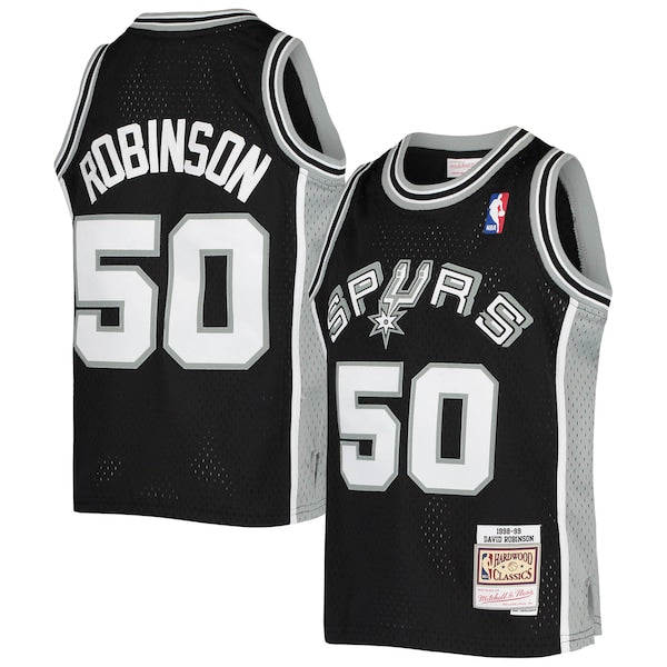David Robinson San Antonio Spurs Youth 1998/99 Hardwood Classics Swingman Jersey - Black