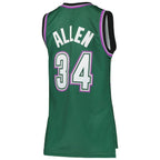 Ray Allen Milwaukee Bucks Women's 1996/97 Hardwood Classics Swingman Jersey - Green