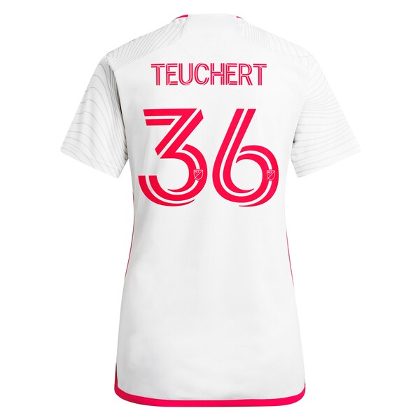 Cedric Teuchert St. Louis City SC adidas Women's 2024 The Confluence Kit Replica Player Jersey - White