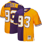 John Randle Minnesota Vikings 1998 Split Legacy Replica Jersey - Purple/Gold