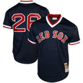 Wade Boggs Boston Red Sox 1992 Authentic Cooperstown Collection Batting Practice Jersey - Navy Blue