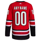 Carolina Hurricanes adidas  Alternate  Primegreen Authentic Custom Jersey - Red