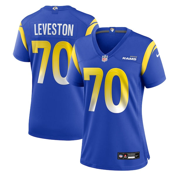 KT Leveston Los Angeles Rams Nike Women's Team Game Jersey -  Royal