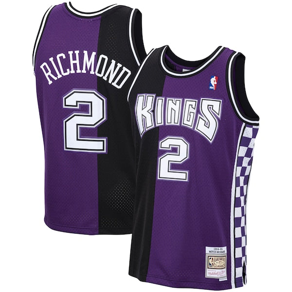 Mitch Richmond Sacramento Kings 1994/95 Hardwood Classics Swingman Jersey - Purple