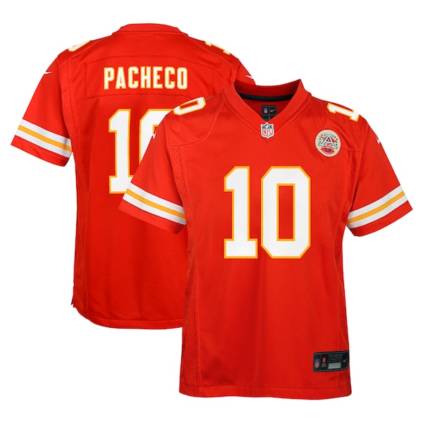 Isiah Pacheco Kansas City Chiefs Nike Youth Team Player Game Jersey - Red