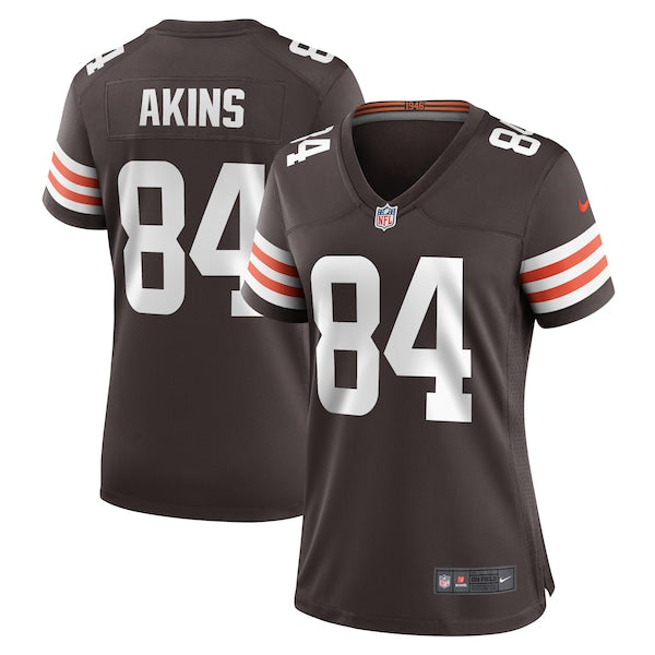 Jordan Akins Cleveland Browns Nike Women's Game Player Jersey - Brown