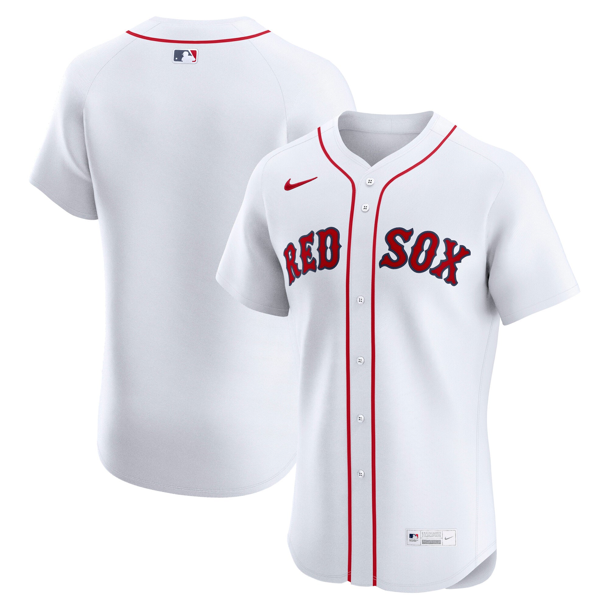 Boston Red Sox Nike Alternate Elite Jersey - Red/White