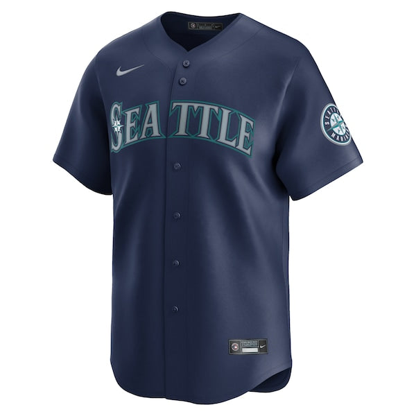 Seattle Mariners Nike Road Limited Jersey – Navy