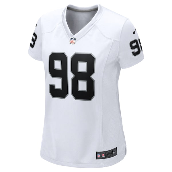 Maxx Crosby Las Vegas Raiders Nike Women's  Game Jersey -  White