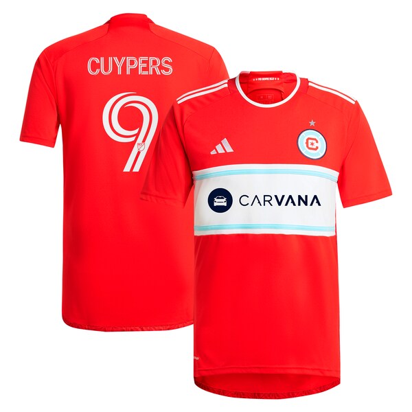 Hugo Cuypers Chicago Fire adidas 2024 Return To Red Replica Player Jersey - Red