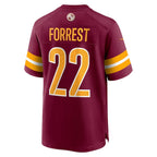 Darrick Forrest Washington Commanders Nike Game Player Jersey - Burgundy