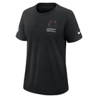 Indianapolis Colts Nike Women's 2025 NFL Crucial Catch Tri-Blend Dri-FIT T-Shirt - Black