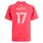 Marcel Hartel St. Louis City SC adidas Youth 2025 Forever CITY Red Replica Player Jersey - Red