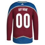 Colorado Avalanche adidas  Home  Primegreen Authentic Custom Jersey - Burgundy