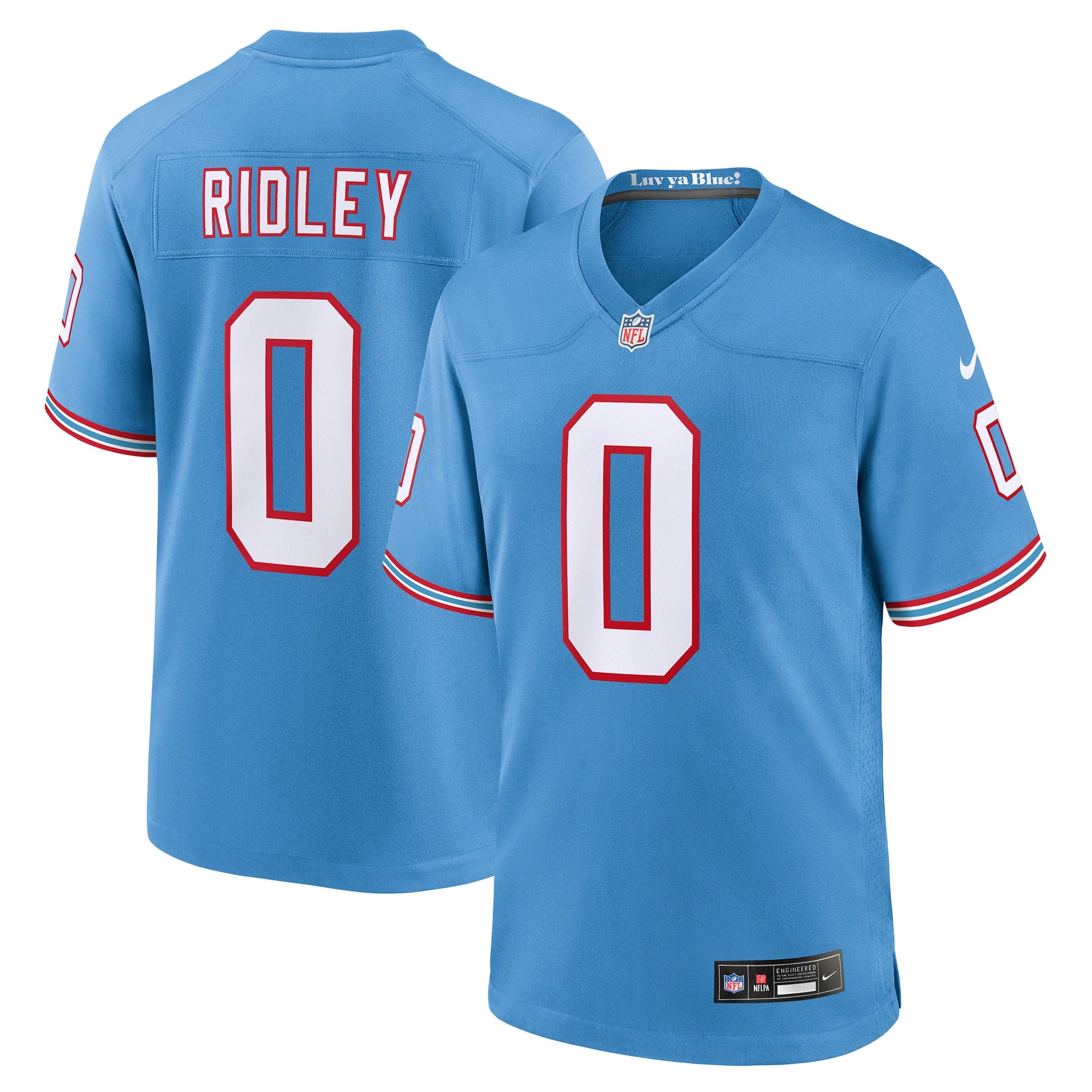 Calvin Ridley Tennessee Titans Nike Youth Team Game Jersey - Navy/Light Blue