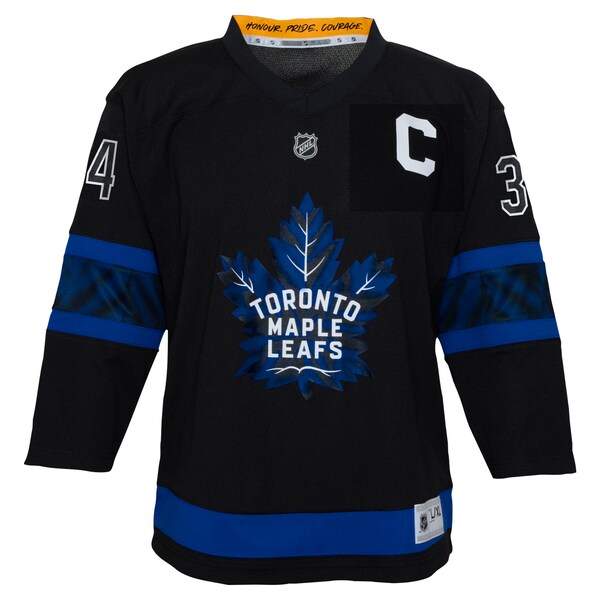 Auston Matthews Toronto Maple Leafs Preschool  Replica Player Jersey - Black
