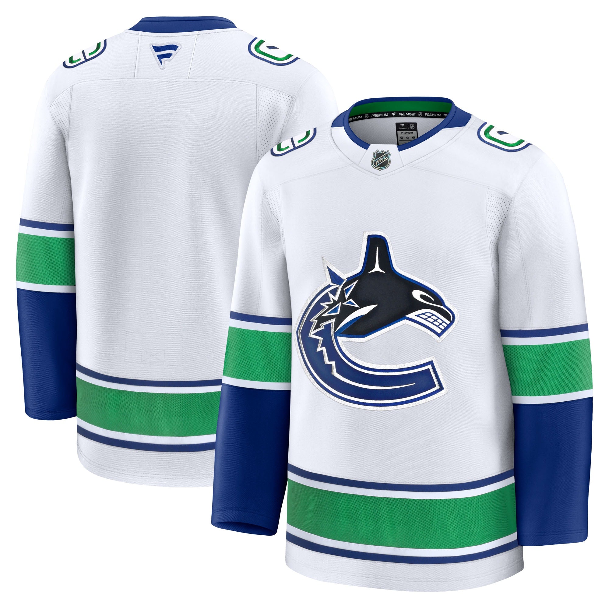 Vancouver Canucks  Alternate Premium Jersey - Black/Blue/White
