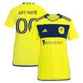 Nashville SC adidas Women's 2024 The 615 Kit Replica Custom Jersey - Yellow