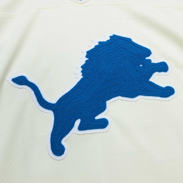 Barry Sanders Detroit Lions Chainstitch Legacy Jersey - Cream