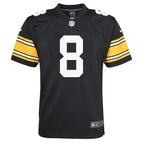 Kenny Pickett Pittsburgh Steelers Nike Youth Game Jersey - Black/White