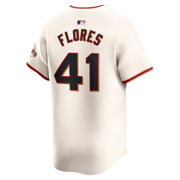 Wilmer Flores San Francisco Giants Nike Home Limited Player Jersey - Cream