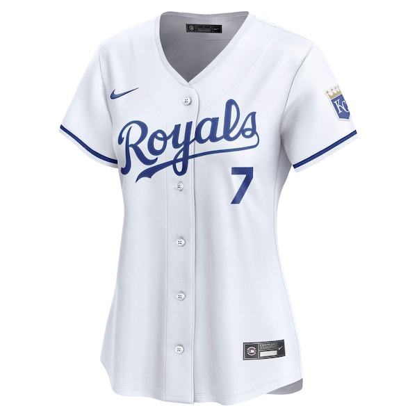Bobby Witt Jr. Kansas City Royals Nike Women's Home Limited Player Jersey - White
