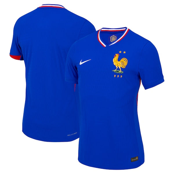 France National Team Nike 2024 Home Authentic Blank Jersey - Blue