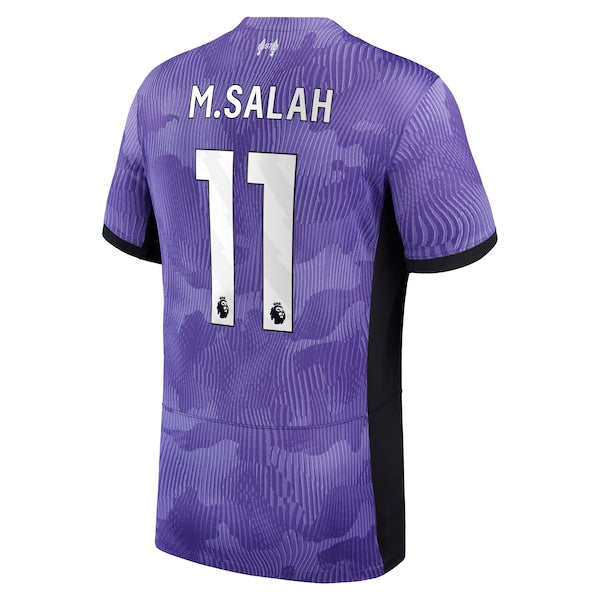 Mohamed Salah Liverpool Nike 2023/24 Third Stadium Replica Player Jersey - Purple