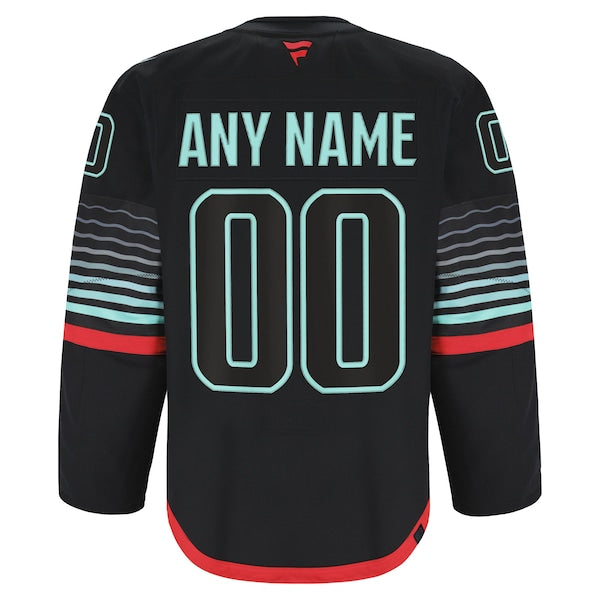 Seattle Kraken  Alternate Authentic Pro Custom Jersey - Black/Navy