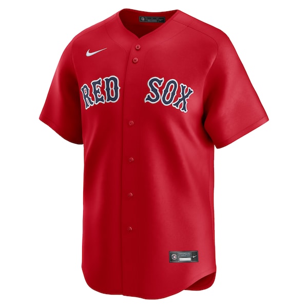 Boston Red Sox Nike  Alternate Limited Custom Jersey – Red