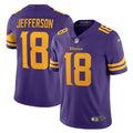 Justin Jefferson Minnesota Vikings Nike Alternate Vapor Limited Jersey - Purple