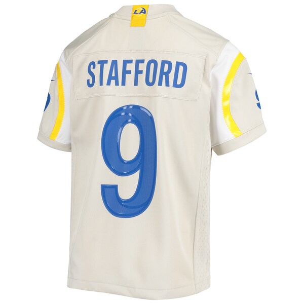 Matthew Stafford Los Angeles Rams Nike Youth Game Jersey - Cream/Royal/White