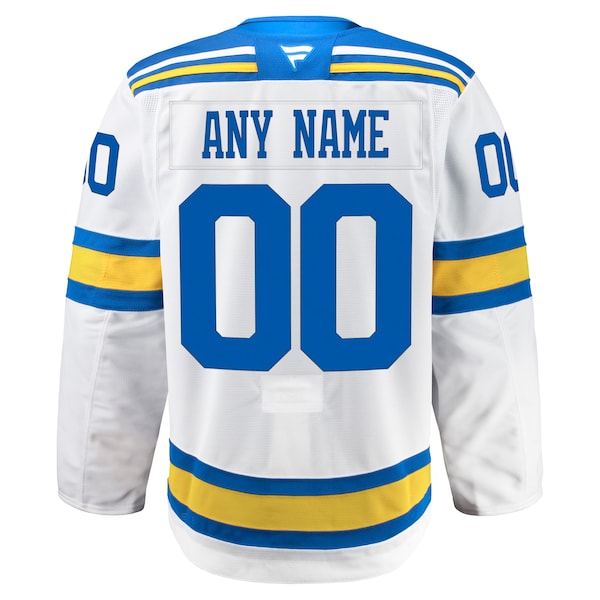 St. Louis Blues  Away Authentic Pro Custom Jersey - White/Blue