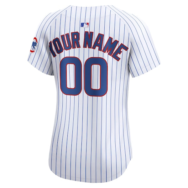 Chicago Cubs Nike Women's Home Limited Custom Jersey - White