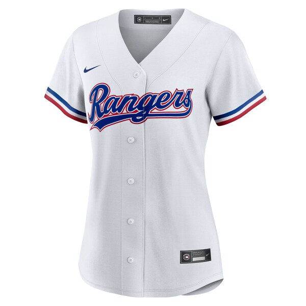 Texas Rangers Nike Women's #1 Mom Home Replica Jersey - White