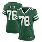Jay Tufele New York Jets Nike Women's Team Game Jersey - Legacy Green