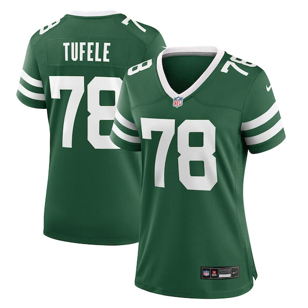 Jay Tufele New York Jets Nike Women's Team Game Jersey - Legacy Green