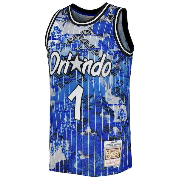 Penny Hardaway Orlando Magic 1994/95 Hardwood Classics Lunar New Year Swingman Jersey - Blue