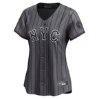 New York Mets Nike Women's City Connect Limited Jersey - Gray