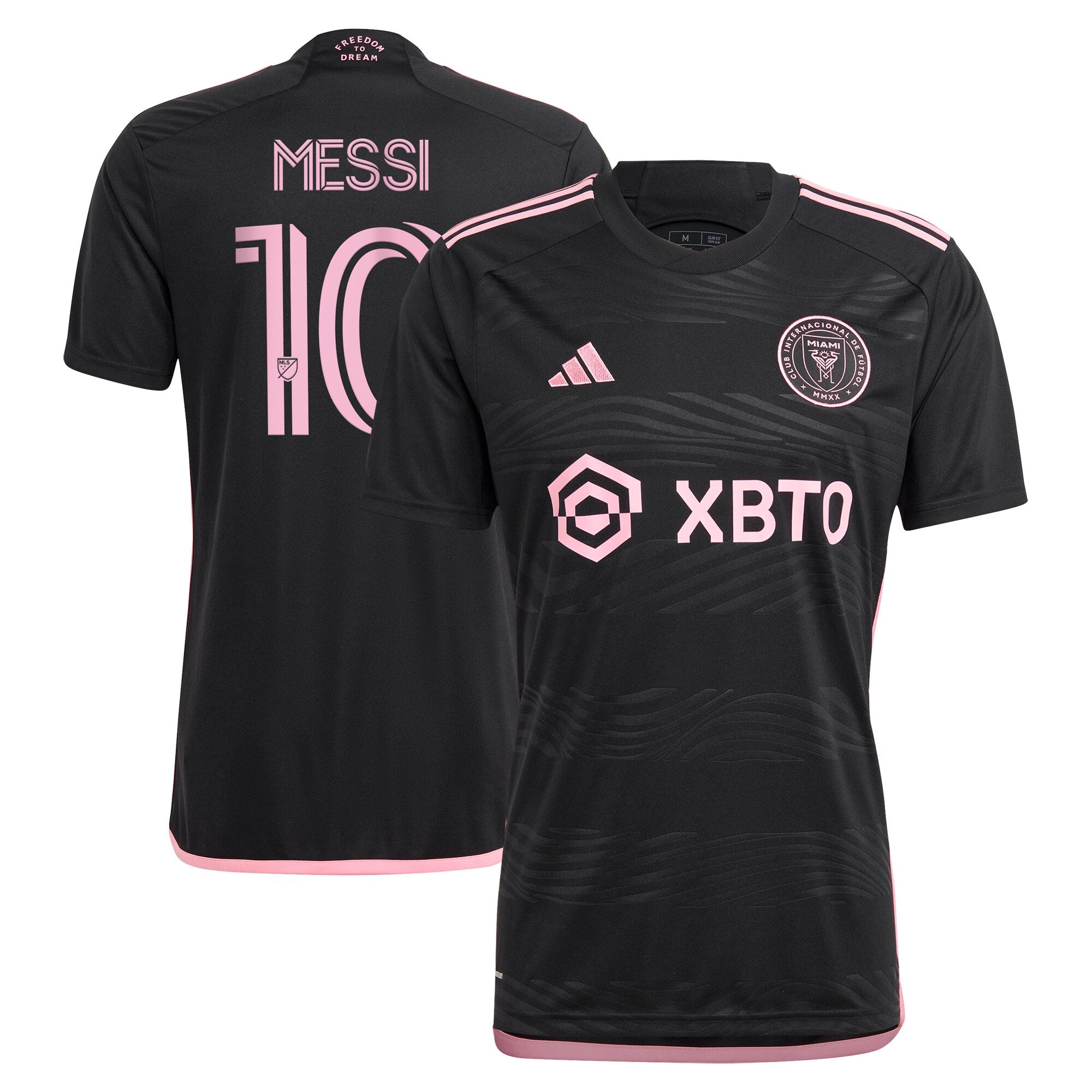 Lionel Messi Inter Miami CF adidas 2024 The Heart Beat Kit Replica Jersey - Pink/Black