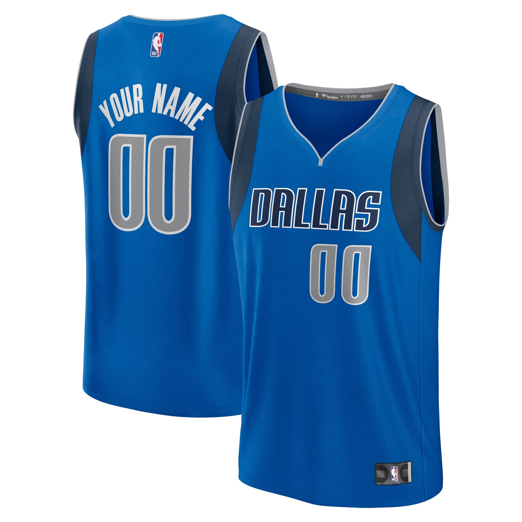 Dallas Mavericks  Custom Fast Break Jersey - Statement Edition - Navy/Blue