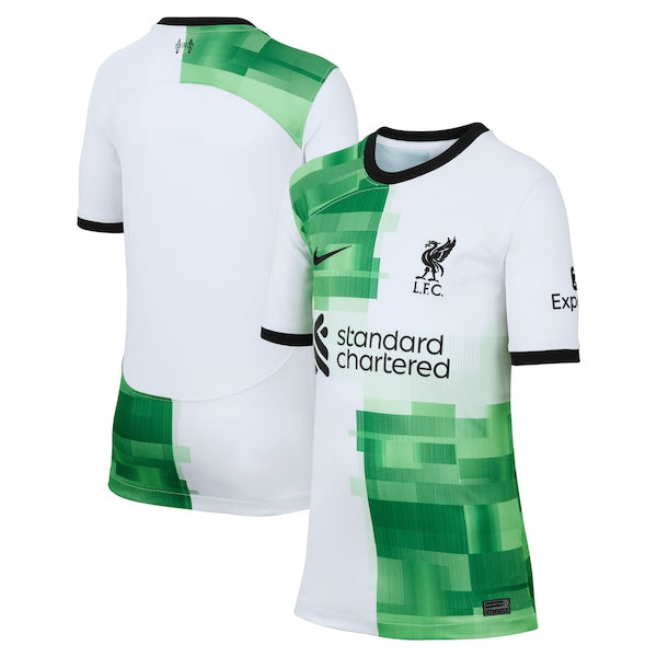 Liverpool Nike Youth 2023/24 Away Replica Jersey - White